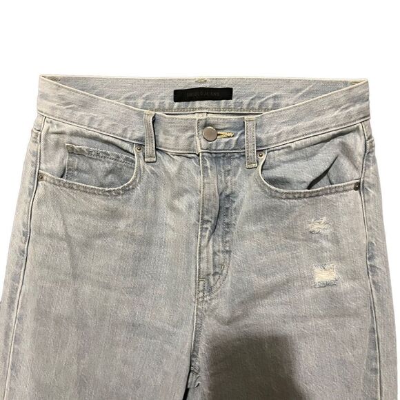 Uniqlo Blue Distressed High Rise Jeans Size 23 - Picture 6 of 6